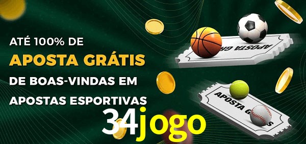 34jogo Ate 100% de Aposta Gratis